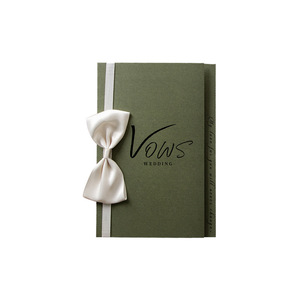 2 uds. De libros de votos de <span class=keywords><strong>boda</strong></span>, Lazo de cinta, caja de bolígrafo Floral, diario de papel para accesorios de novia, libro oficial para bodas - Product Image 3