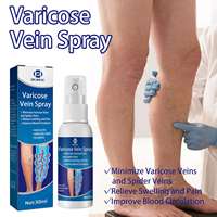 Ouhoe – Spray pour la Circulation Sanguine Améliorée et le Traitement des Varices, Vasculite Capillaire, Phlébite et Varicosités