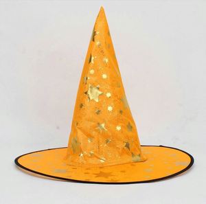 ตกแต่งปาร์ตี้ฮาโลวีน ชุดคอสเพลย์ หมวกแม่มด หมวกพ่อมด ดาวสีทอง - Product Image 4