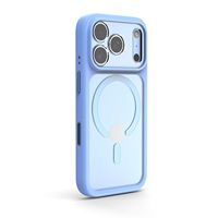 Casing Pelindung Anti Benturan AI Smart Button Magnetic Clear Case TPU+PC untuk iPhone 18 Pro Max