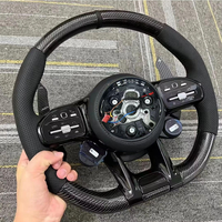 Volant de direction de voiture personnalisé en fibre de carbone à 4 branches de 45 mm pour Mercedes-Benz Performance W167 W177 W190 W213 W217 W222