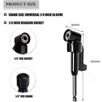 Kit de tournevis d'angle réglable à 105 degrés avec embouts hexagonaux 1/4 pouce, personnalisable OEM, outil DIY pour la précision