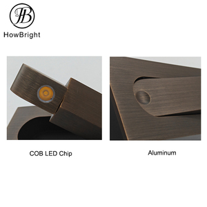High Quality Modern Interior <strong>Silver</strong> White Black 3W <strong>Wall</strong> Lamp LED Bedside <strong>Light</strong> Mounted for Home Living Room Hotel Aisle - Product Image 3