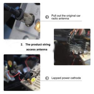 Antenne universelle <span class=keywords><strong>DAB</strong></span>+ FM AM pour voiture et <span class=keywords><strong>bus</strong></span>, câble répartiteur, amplificateur radio numérique 88-108MHz 170-240MHz, montage signal, câble de 280mm - Product Image 6