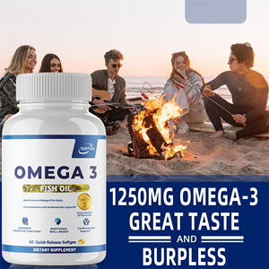 Oem בריאות דגים שמן sofgels אומגה <span class=keywords><strong>3</strong></span> תוספי ויטמינים אומגה <span class=keywords><strong>3</strong></span> דגים semetels שמן דגים - Product Image 4