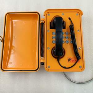 هاتف أمان خارجي KNSP-01، هاتف تناظري للتثبيت على الحائط مقاوم للماء مع أزرار صوتية، هواتف سلكية معدنية للأنفاق والمترو - Product Image 2