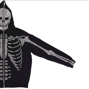 skeleton jacket hoodie