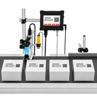 Impresora de Inyección de Tinta Automática Aisomark Nueva con Pantalla Táctil de 4.3 Pulgadas, Alta Velocidad, TIJ, para Imprimir Logotipos, Números de Lote y Fechas de Caducidad en Cartones