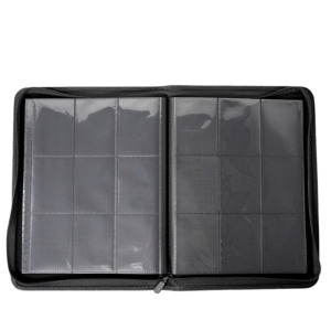Personnalisation d'usine, fermeture éclair de rangement à 9 poches en cuir PU de haute qualité pour cartes à collectionner - Product Image 2