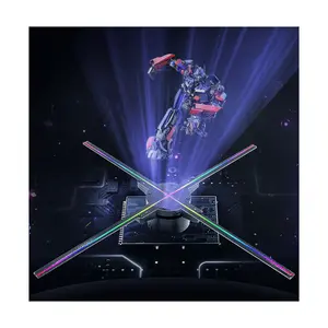 Grote 3d Holografische Projector Display Prijs 3d Led Outdoor Hologram Projector Fan Voor Verkoop