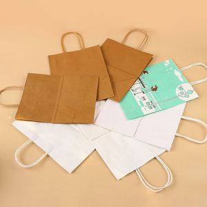 Customized Eco-Friendly Kraft Paper Bags for Food Packaging <b>Clothes</b> Shopping & Gift Giving with Your Own Logo - Product Image 6