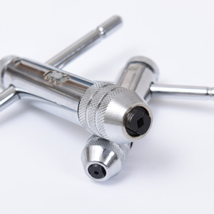 Adjustable Ratchet Tap Wrench Double End Metric M3 M8 M5 M12 Chrome Vanadium Steel Industrial Tapping Tool - Product Image 1