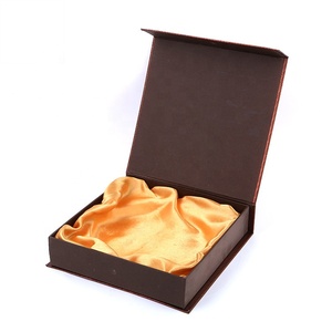 Luxury Custom Cardboard Paper Packaging Clamshell Storage Tea Gift Box With Foam/Silk Insert