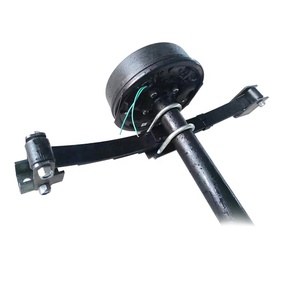 Asse del rimorchio frenato del tamburo elettrico di prezzo di fabbrica della cina 7000 lbs con le molle a balestra - Product Image 6