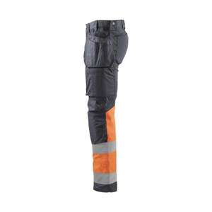 BLAKLADER - 155818119653D124 Pantalón de alta visibilidad con elástico Gris medio/naranja-EAN 7330509767771 ROPA DE TRABAJO DE LA HI-VIS - Product Image 5