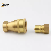 Raccord rapide hydraulique en laiton pour tuyau d'eau, pneumatique 3/4ZG KZD, pour arrosage haute pression