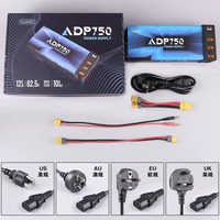 Alimentation AC/DC ToolkitRC ADP750 750W 12V 62.5A avec sortie XT60, banane et Type-C PD3.0 pour chargeur adaptateur de drone RC Lipo