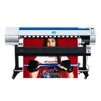 Impresora Digital de Pancartas Flexibles a Precio de Fábrica, Mini Impresora de 63 Pulgadas (160 cm) con Cabezal XP600, Impresora de Inyección de Tinta con Tinta Eco Solvente
