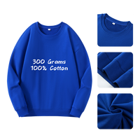 Sweat-shirt à capuche oversize en coton 100% uni, épais, sans cordon, de qualité supérieure, avec logo pour homme