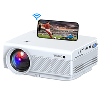 Proyector LCD WIFI Portátil con Android, 220 ANSI Lúmenes, Pantalla Inteligente, Video Full HD 1080P 4K, Precio de Fábrica
