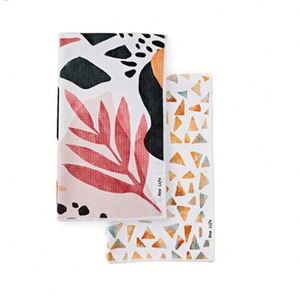 Serviettes de cuisine en microfibre personnalisables en usine, réutilisables, séchage rapide, douces et absorbantes, torchons en microfibre - Product Image 1
