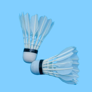 Kok <span class=keywords><strong>Badminton</strong></span>, kok <span class=keywords><strong>Badminton</strong></span> bulu angsa lurus tahan lama harga murah - Product Image 5