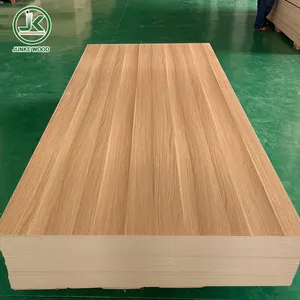 Factory Directly Sale 4mm 6mm 10mm 12mm 18mm Teak Color Wood Grain Melamine Faced Mdf Board 18mm For Wood Panels Wall Decor