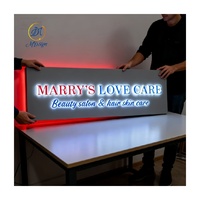 Letrero Luminoso LED 3D Personalizado para Exteriores con Logotipo, Diseño Publicitario Gratuito para Decoración de Marcas Comerciales