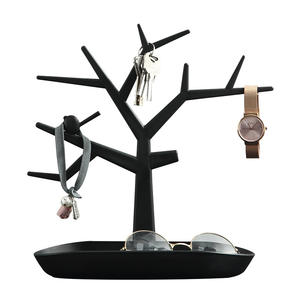Moderno Porta Llaves con Forma de Árbol, Bandeja de Almacenamiento Vertical, Material PP, Organizador de Escritorio para Decoración de Entrada y Sala de Estar - Product Image 3