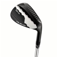 Ensemble de wedges de golf forgés de 48 à 72 degrés avec shaft en acier rigide de 120g, face entièrement usinée CNC, wedge de sable pour homme
