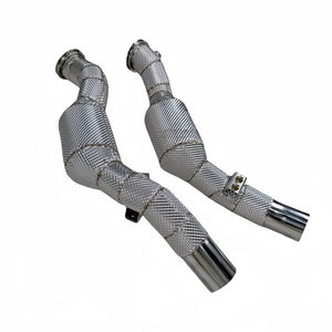 Venta al por mayor de fábrica: Colector de escape de alto rendimiento para Maserati <span class=keywords><strong>Levante</strong></span> 3.0T 2016-2018, tubo de escape con escudo térmico - Product Image 4