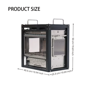 Poêle à <span class=keywords><strong>bois</strong></span> pour tente de camping d'hiver en acier inoxydable de haute qualité et à haute valeur calorifique INBESTCAMP ODM - Product Image 3