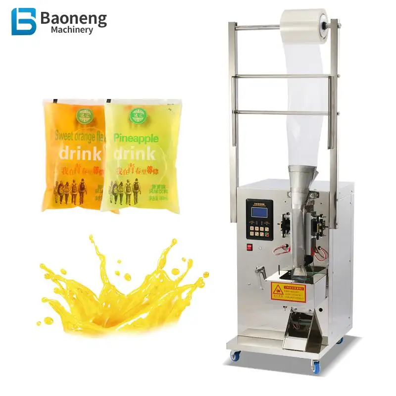 High Quality Piston Sachet Package Juice Doypack Pouch Sauce Detergent Tomato Paste Fill Machine Automatic Pack