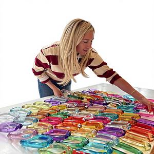 งานประดับตกแต่งผนังรูปนกฮูกทำมือจากเรซิ่นรักษ์โลก พร้อมโซ่เชื่อมต่ออเนกประสงค์ สำหรับงาน DIY และงานศิลปะส่วนตัว - Product Image 1