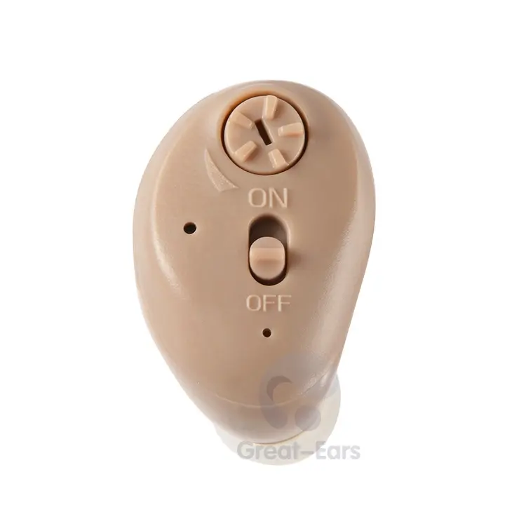 G18 aparelho auditivo amplificador de sons, aparelho para surdos, amplificador de som cic, invisível e recarregável