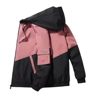 Veste pour homme coupe ample utilitaire légère à la mode-Manteau coupe-vent d'hiver, veste d'extérieur personnalisable haut de gamme pour homme