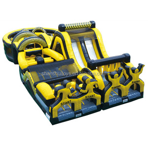 Thương Mại Thú Vị Sân Chơi Inflatable Obstacle Course, Inflatable Trở Ngại Leo Tường Và Thách Thức Trên Bán - Product Image 6