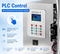 Machine d'emballage verticale automatique de petite taille pour bâtonnets glacés et sucettes glacées, contrôle PLC, acier inoxydable, haute précision