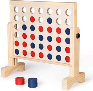 Giocattolo da gioco gigante quattro di fila in legno personalizzato per interni ed esterni per bambini e adulti - Product Image 3