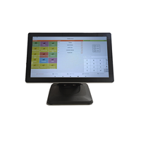 Système de point de vente Android à écran tactile pliable de 15,6 pouces, écran Full HD, compatible Bluetooth 5.2, caisse enregistreuse pour restaurant, 1 an