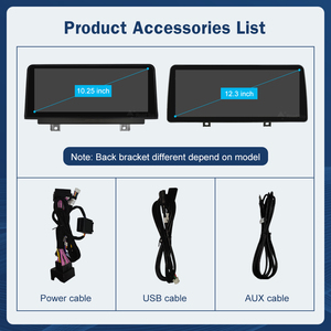 Écran tactile sans fil CarPlay Android Auto Road Top 10,25'' 12,3'' pour les séries 3 et 4 F30 F31 F32 F33 F34 F36 2012-2016 NBT - Product Image 6