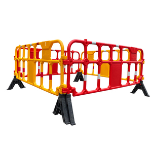2100mm Blow‑molded Plastic Safety Barrier HDPE Construction Site <b>Temporary</b> Crowd Control Plastic Barricade <b>Fence</b> - Product Image 6