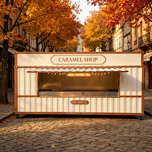 Premium Shipping <b>Container</b> With Food Business Solution Stainless Steel Interior Modular Restaurant - Product Image 1