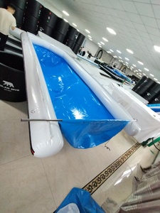 Darsena Galleggiante Gonfiabile Portatile per Imbarcazioni, Facile da Montare con Scafo in PVC, Sicura per Barche - Product Image 4