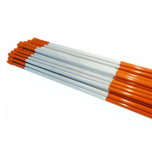 Poteau à neige flexible en fibre de verre GRP, piquet de déneigement en fibre de verre orange avec bande réfléchissante - Product Image 1