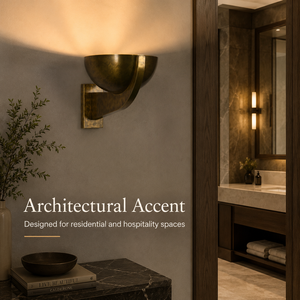 Luxury Hand Finished Brass <b>Wall</b> <b>Sconce</b> Sculptural Uplight Lamp for Hotel Villa Interior Architectural <b>Lighting</b> OEM ODM - Product Image 6