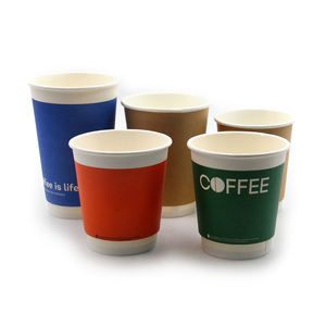 Vasos desechables de papel blanco de 8oz, respetuosos con el medio ambiente, para beber café, fiesta para llevar, vaso de <span class=keywords><strong>agua</strong></span> degradable para fiestas - Product Image 2