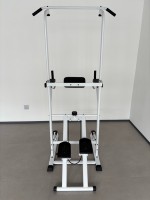 Torre de Ejercicios Multifuncional para el Hogar, Barra de Dominadas, Estación de Flexiones, Equipo de Entrenamiento de Fuerza para Piernas y Ejercicios de Fitness