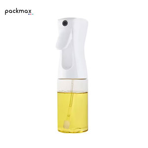 200 flacons pulvérisateurs d'huile d'olive comestible ronds en plastique écologique anti-déversement de 300 ml pour cuisine domestique, avec atomiseur, pour friteuse à air - Product Image 4
