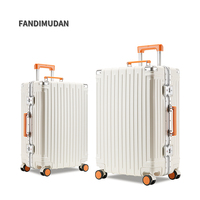 Ensemble bagages de voyage ABS grande capacité 20/22/24/26 pouces coque dure pour l'extérieur valises d'affaires décontractées Valise